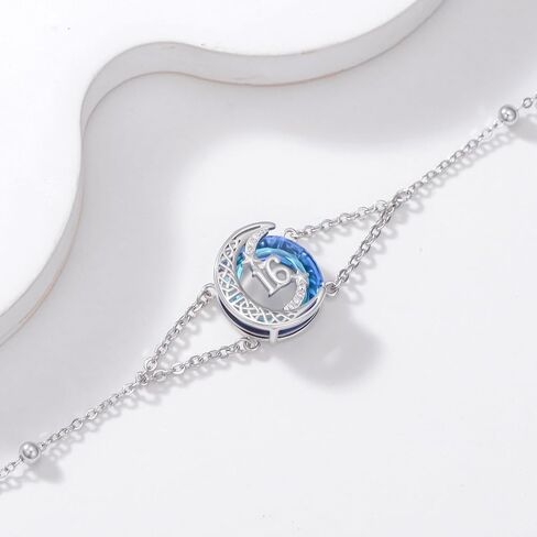 JUSTKIDSTOY Semicolon Bracelets Sterling Silver Infinity Love Adjustable Chain Bracelet Suicide Awareness Jewelry Inspirational Gifts for Women Birthday in Saudi Arabia