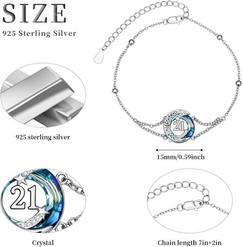 JUSTKIDSTOY Semicolon Bracelets Sterling Silver Infinity Love Adjustable Chain Bracelet Suicide Awareness Jewelry Inspirational Gifts for Women Birthday in Kuwait