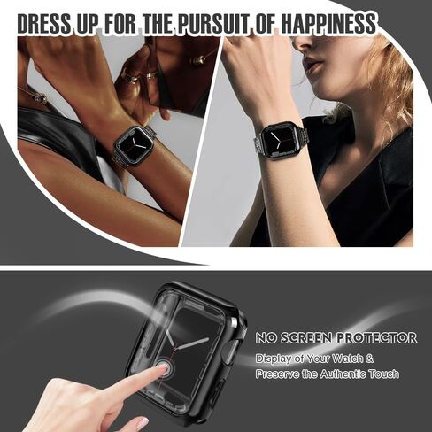Cover Environmental Soft Flexible TPU Anti-Scratch Lightweight Protective 40mm Iwatch Case Compatible with Apple Watch Series 8/7 Series 6/SE/5/4 Series 3/2/1 DJSC - Clear in Saudi Arabia