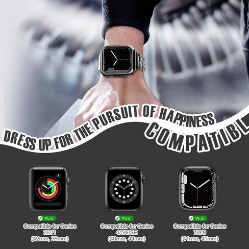 Cover Environmental Soft Flexible TPU Anti-Scratch Lightweight Protective 40mm Iwatch Case Compatible with Apple Watch Series 8/7 Series 6/SE/5/4 Series 3/2/1 DJSC - Clear in Saudi Arabia