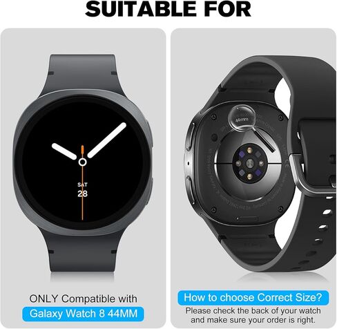Fintie 2 Packped Glass Screen Protector متوافق مع Samsung Galaxy Watch 8 Classic 46mm 2025 مع إطار تثبيت التحديد التلقائي in Kuwait