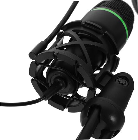 MICROPHONE ألعاب USB مجموعة أسود مكثف الميكروفون الحد من ذراع الطفرة لدفق وتسجيل الكمبيوتر in Kuwait