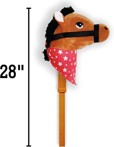 PonyLand Brown Horse Stick with Sound in Saudi Arabia