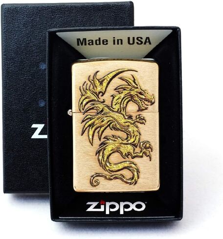 Personalized Groomsmen Zippo Lighter Perfect for Boyfriend, (Dragon Design) in Saudi Arabia