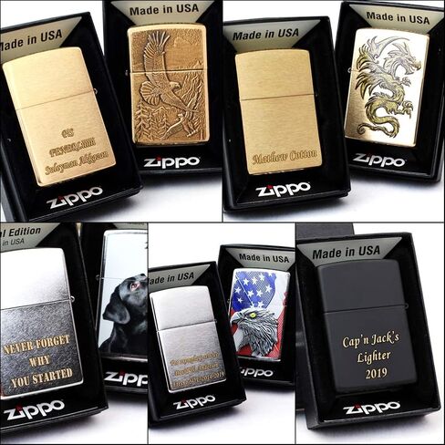 Personalized Groomsmen Zippo Lighter Perfect for Boyfriend, (Dragon Design) in Saudi Arabia