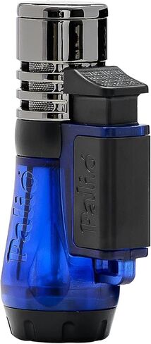 Palió Vesuvio Triple Jet Flame Torch Lighter, Apex Flame for Precision Lighting and Touch-Ups, Extra-Large Translucent Fuel Tank, Green (Pack of 2) in Kuwait
