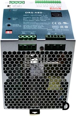 يعني Well DRS 240W 48V 3.85A Switching Power Supply DRS-240-48 AC-DC DIN UPS in Kuwait