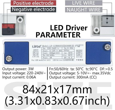 LF-GIRxxxYS 3W 5.4W 6.4 W 7W 7.2W LED Driver DC5-10V DC30-40V LED PanelLight Power AC220V 240V Lighting 1pcs(7W DC5-10V 700mA) in Saudi Arabia
