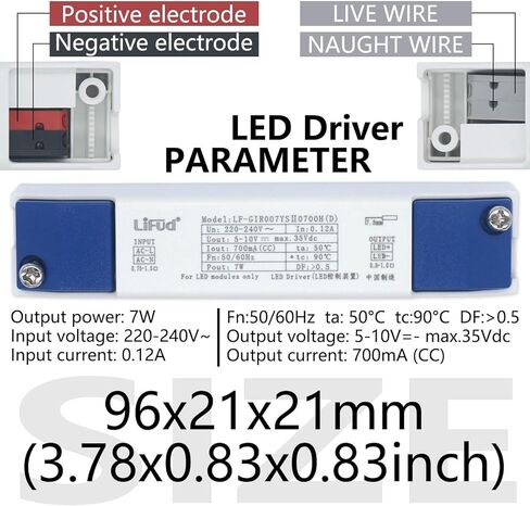 LF-GIRxxxYS 3W 5.4W 6.4 W 7W 7.2W LED Driver DC5-10V DC30-40V LED PanelLight Power AC220V 240V Lighting 1pcs(7W DC5-10V 700mA) in Saudi Arabia