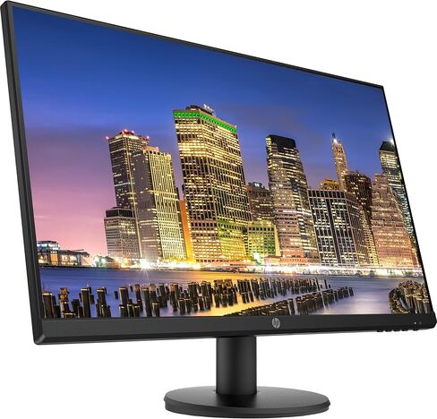 HP P27V G4 27 بوصة IPS LED LED شاشة 2 حزمة الحزمة مع FHD 1920 × 1080 ، مرشح الضوء الأزرق ، HDMI ، VGA ، مكتب شاشة المكتب in Kuwait