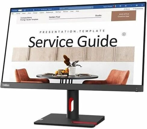 Lenovo Thinkvision S24I -30 24 "Class Full HD LED Monitor - 16: 9 - Raven Black in Saudi Arabia