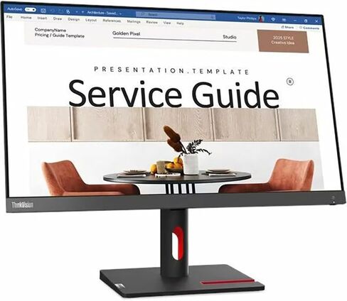 Lenovo Thinkvision S24I -30 24 "Class Full HD LED Monitor - 16: 9 - Raven Black in Saudi Arabia