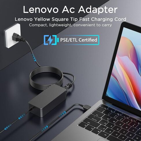 65W شاحن كمبيوتر محمول متوافق مع Lenovo ThinkPad T470 T470S T460 E531 E570 E560 L470 L460 L440 T440 T450 T540P X270 X250 X240 ADLX65NLC2A ADLX6 in Kuwait
