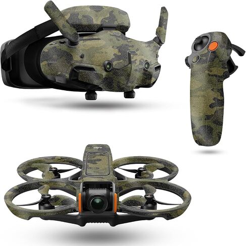 Glossy Glitter Drone Skin متوافق مع DJI Avata 2 Bundle (2024) - تمويه الأخضر - غطاء ملصق واقي فينيل 3M 3M - يسهل تطبيقه | مصنوع في الولايات المتحدة الأمريكية من قبل Mayyskins in Saudi Arabia