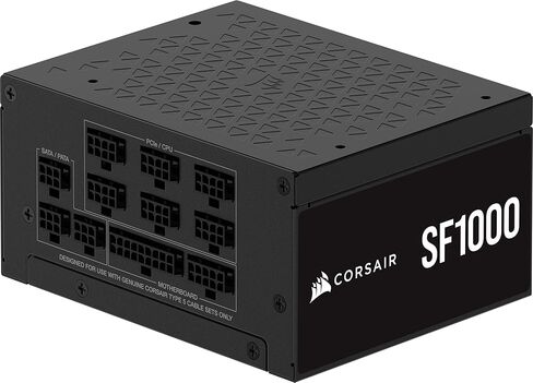 CORSAIR SF1000 (2024) Fully Modular 80 PLUS Low Noise Platinum ATX Power Supply - ATX 3.1 Compatible - PCIe 5.1 Ready - SFX to ATX Bracket Included - Black in Saudi Arabia