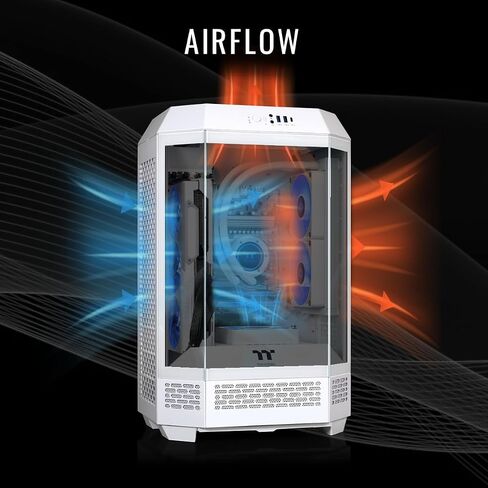 Thermaltake LCGS Reactor 7696XS Gaming Desktop (AMD Ryzen™ 5 7600X, 32GB 6000MT/s DDR5 RGB Memory, AMD Radeon™ RX 9060 XT 16GB, 2TB NVMe M.2, WiFi, Windows 11) T3WT-B650-96X-LCS in Saudi Arabia
