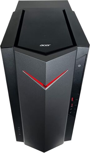 Acer Nitro 50 N50 Gaming Desktop Computer-12th Gen Intel Core i5-12400f 6-core حتى 4.40 جيجا هرتز CPU ، 32GB RAM ، 2TB NVME SSD + 6TB HDD ، GEFORCE GTX 1650 4GB Graphics ، Intel Wi-Fi 6 ، Windows 11 Pro in Saudi Arabia