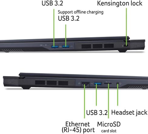 Acer Predator Helios Neo 16" WQXGA 240Hz AI Gaming Laptop Intel Core Ultra 9 275HX 16GB RAM 1TB SSD NVIDIA GeForce RTX 5070Ti Graphics Abyssal Black in Kuwait