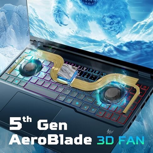 Acer Predator Helios Neo 16" WQXGA 240Hz AI Gaming Laptop Intel Core Ultra 9 275HX 16GB RAM 1TB SSD NVIDIA GeForce RTX 5070Ti Graphics Abyssal Black in Kuwait