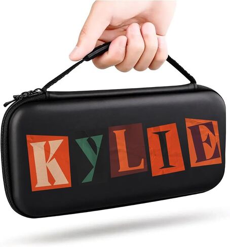 Carrying Switch Case For Nintendo Switch/Switch OLED, with 20 Games Vintage Custom Name Protective Travel Case Pouch for Console & Accessories WC19 in Saudi Arabia