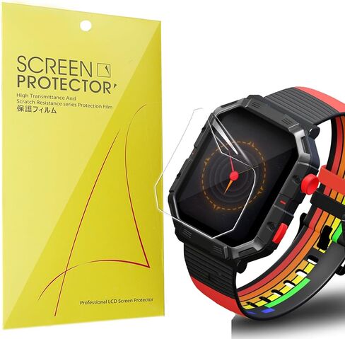 متوافق مع حامي شاشة Atari 2600 ، [6 Pack] تغطية كاملة TPU Clear Film متوافقة مع Atari 2600 Smartwatch (6 حزمة) in Saudi Arabia