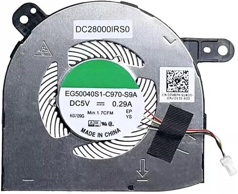 07487H 7487H Laptop Cooling Fan for Latitude 5290 5285 2in1 Fan 0HFV18 HFV18 EG50040S1-C970-S9A DC5V 0.29A in Saudi Arabia