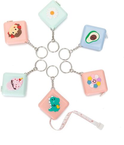 10 PCS Measuring Tape for Body,Mini Tape Measure Retractable Pocket,60-Inch Soft Body Tailor Sewing Ruler Bulk,Craft Cloth Measure Ruler for Kids Knitting School Kindergarten Teacher Travel in Kuwait