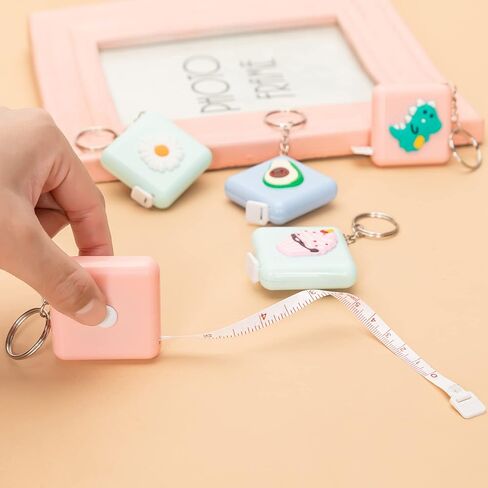 10 PCS Measuring Tape for Body,Mini Tape Measure Retractable Pocket,60-Inch Soft Body Tailor Sewing Ruler Bulk,Craft Cloth Measure Ruler for Kids Knitting School Kindergarten Teacher Travel in Kuwait