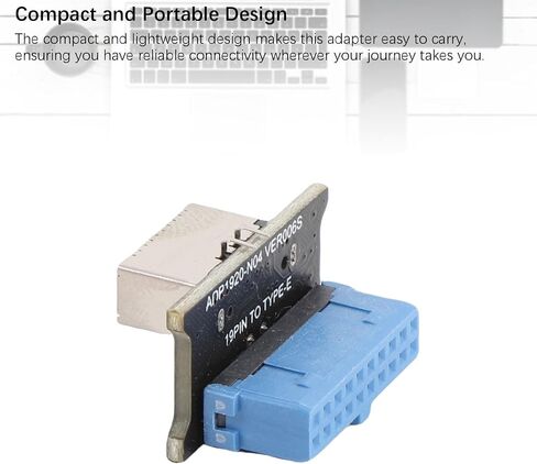 محول Cuifati 5GBPS USB 3 ، بطاقة توسيع من 20 إلى 19 ، للوحة الأم للكمبيوتر ، يضمن محول الوزن الخفيف الاتصال الفوري مع أجهزة USB C دون أي متاعب in Kuwait