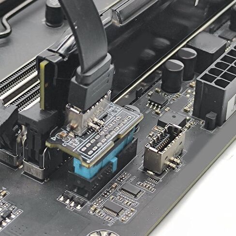 محول Cuifati 5GBPS USB 3 ، بطاقة توسيع من 20 إلى 19 ، للوحة الأم للكمبيوتر ، يضمن محول الوزن الخفيف الاتصال الفوري مع أجهزة USB C دون أي متاعب in Kuwait