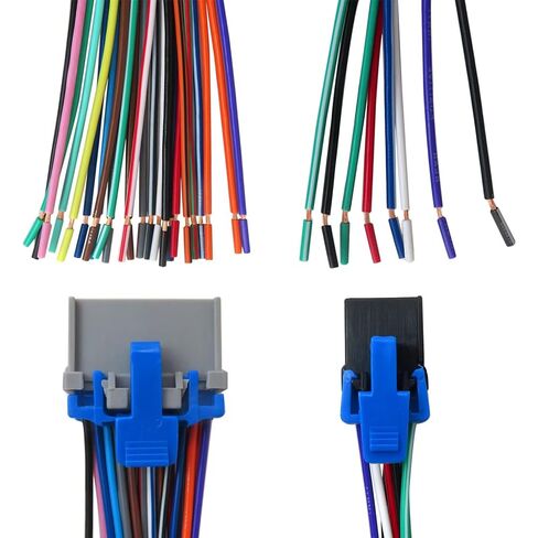 توصيل تسخير الأسلاك الراديوي للفترة 2003-2007 شيفروليه سيلفرادو سيار ستيريو متوافق مع شيفروليه SSR 2003-06 ، S-10 Pickup 2002-04 ، Tahoe (Non-Bose) 2003-06 in Kuwait