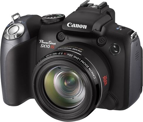 Canon Powershot SX10IS 10MP Digital Camera with 20x Wide Angle Optical Image Stabilized Zoom in Saudi Arabia