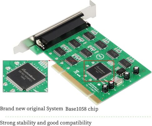 MM-PCI16C1058-8S PCI إلى 8-PORT RS232 بطاقة المحول التسلسلي 926.1KBPS سطح المكتب COM مع 1 إلى 8 DB9 دعم الكابلات PCIIRQ مشاركة in Saudi Arabia