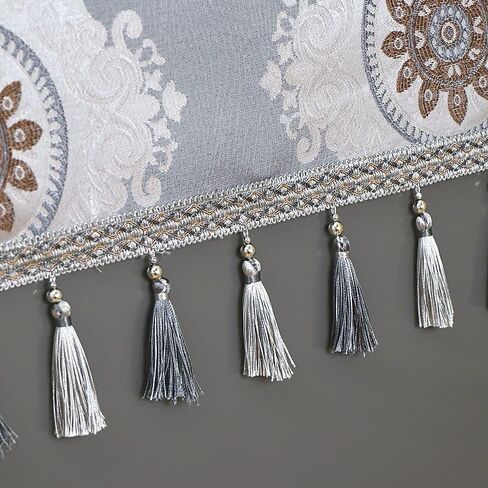 Microwave Oven Top Cover Dustproof Machine Protector Decorative Kitchen Appliance Cover - Grey Small Flower in Kuwait