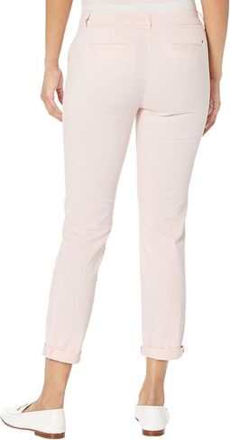 Tommy Hilfiger Hampton Chino Lightweight Pants for Women with Relaxed Fit, White, 2 in Kuwait