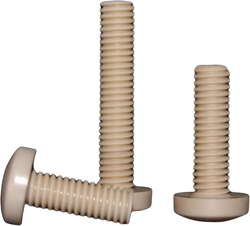 نظرة خاطفة (polyetherethetone) m2.5x20 metric phillips pan procks 10pcs - ارتفاع درجات الحرارة والبلاستيك المقاومة للكيميائية للإلكترونيات والمعدات الطبية والصناعية in Saudi Arabia
