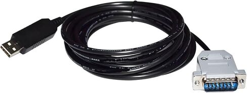 F&T>D*I FT232RL USB to D-SUB 15 PIN DB15 Male RS232 Converter Serial Communication Cable for OSTECH Drivers and Controllers(3M) in Saudi Arabia