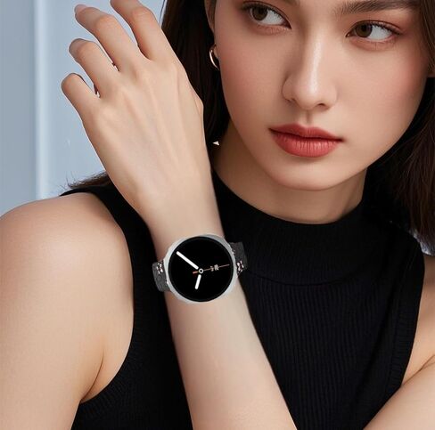 زهرة ثنائية النغمة ، نطاقات محفورة متوافقة مع Galaxy Watch 8 40mm/44mm/Classic 46mm 2025 ، حزام Silicone Sport Galaxy 8 لطيف للرجال للرجال in Kuwait