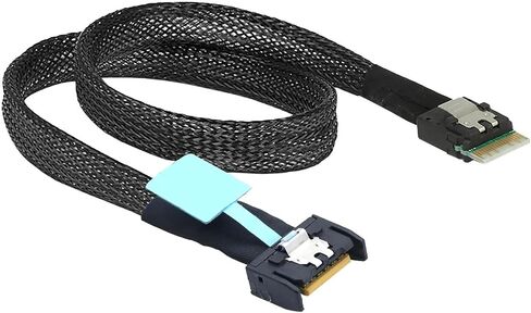 Internal PCIE Slimline S-AS MCIO 38P to Slimline SFF-8654 4i Hard Drive Cable(0.5m) in Saudi Arabia