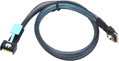 Internal PCIE Slimline S-AS MCIO 38P to Slimline SFF-8654 4i Hard Drive Cable(0.5m) in Saudi Arabia