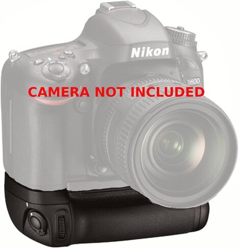 استبدال MB-D14 بطارية مجموعة قبضة البطارية متوافقة مع كاميرا Nikon D600 الرقمية SLR تشمل قبضة البطارية العمودية + QTY 2 بديل EN-EL15 + شاحن AC/DC السريع. in Saudi Arabia