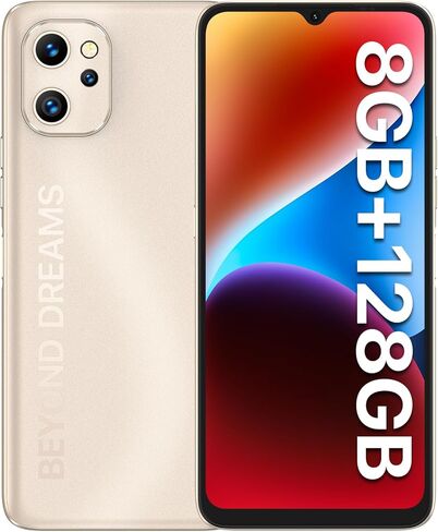 UMIDIGI Cell Phone, F3 8GB+128GB Smartphone Unlocked, 48MP AI Triple Camera, 6.7inch HD Full Screen, 5150mAh Battery,18W Fast Charging, Android 11 Phone Unlock, Type-C,4G Dual SIM, NFC in Kuwait