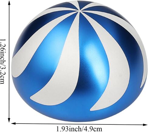Kinetic Desk Toys,Full Body Optical Illusion Spinner Ball,Gifts for Men,Women,Kids 1.5" Size (Silver) in Saudi Arabia