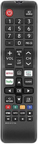 Remote Universal جديد لجميع Samsung TV Remote ، بديل متوافق لجميع تلفزيون Samsung الذكي ، LED ، LCD ، HDTV ، 3D ، سلسلة التلفزيون - لا يوجد أي إعداد - Netflix ، Prime Video ، Hulu Choils Keys in Kuwait