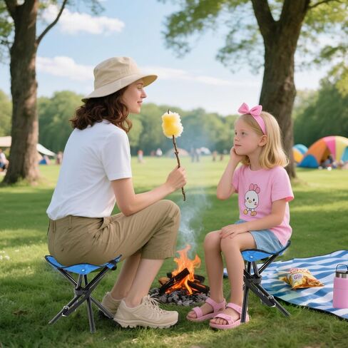 كرسي التخييم القابل للطي المحمول ، كرسي الصيد كرسي رباعي الإطار كرسي التخييم الحد الأقصى للوزن 290 رطل كرسي حديقة قابلة للطي خفيفة الوزن للصيد ، المشي لمسافات طويلة ، الحفلات ، الشاطئ والرسم (أسود) in Kuwait