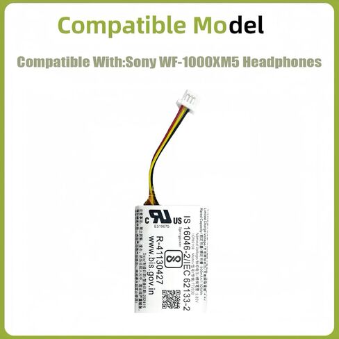 772030 بطارية قابلة لإعادة الشحن متوافقة مع سماعات Sony WF-1000XM5 مع الأدوات in Kuwait
