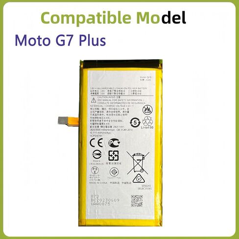بطارية JG40 القابلة لإعادة الشحن متوافقة مع Motorola Moto G7 Plus XT1965 مع الأدوات in Kuwait