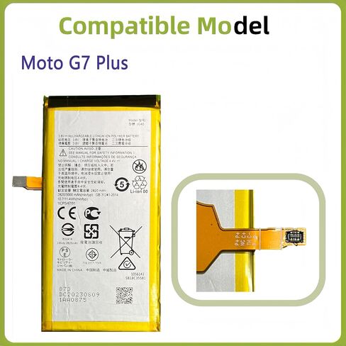 بطارية JG40 القابلة لإعادة الشحن متوافقة مع Motorola Moto G7 Plus XT1965 مع الأدوات in Kuwait