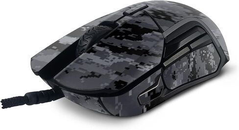 MightySkins Skin Compatible with SteelSeries Rival 5 Gaming Mouse - Digital Camo | Protective, Durable, and Unique Vinyl Decal wrap Cover | Easy to Apply, Remove, and Change Styles | Made in The USA in Saudi Arabia