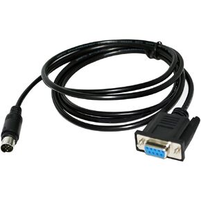 DB9 D-SUB 9PIN to DIN 8P MD8 MD2-FX2N FX Series PLC MD2-FX-CAB0 Cable to MD204L V4 V5 V6 MD306L OP320(8m) in Saudi Arabia